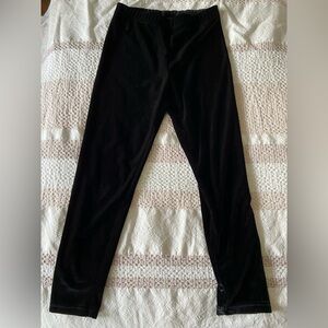Polo Ralph Lauren Classic Black Velvet Leggings